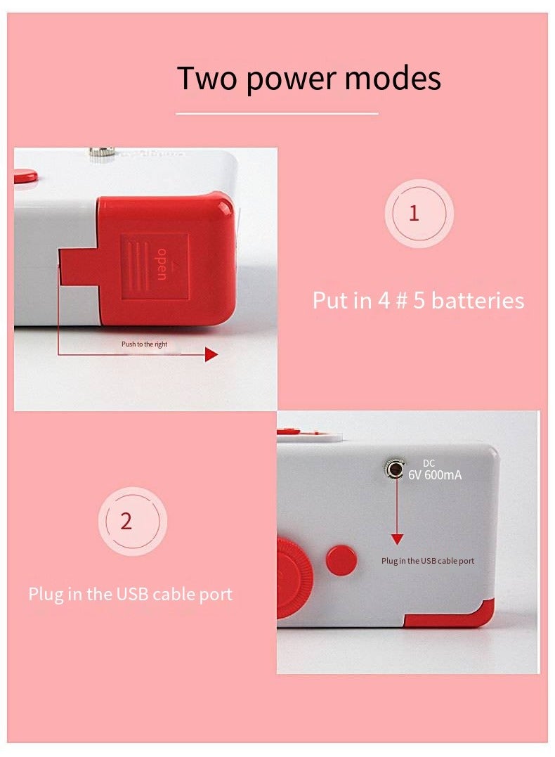 Mini Sewing Machine,Handheld Sewing Machine,Easy to Use and Fast Stitch Suitable for Clothes,Fabrics, DIY Home Travel - Image 5