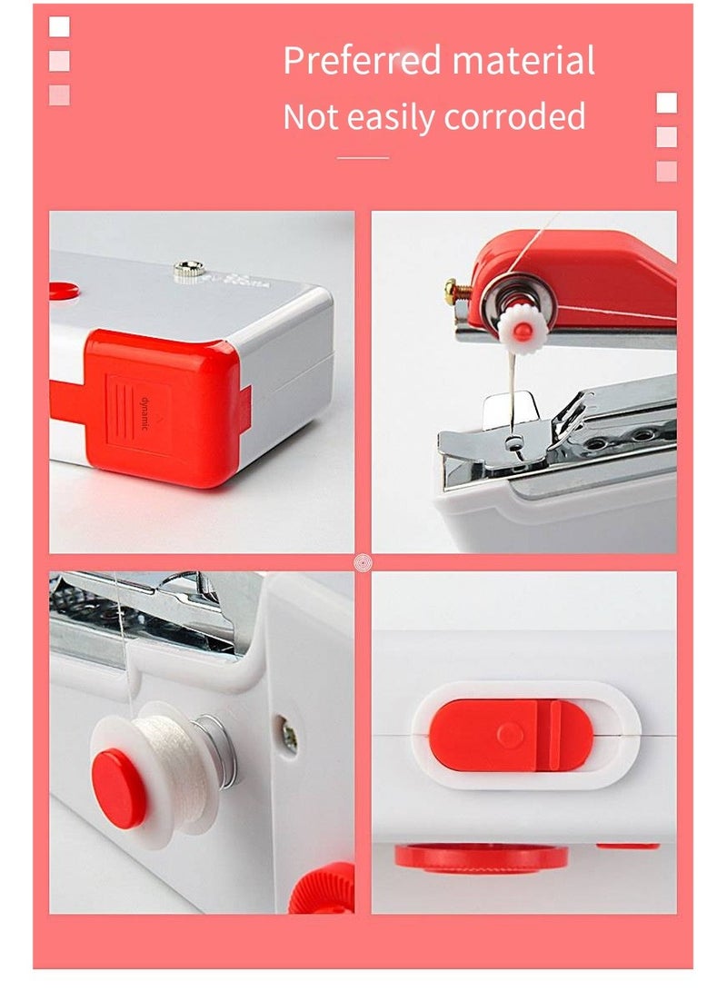 Mini Sewing Machine,Handheld Sewing Machine,Easy to Use and Fast Stitch Suitable for Clothes,Fabrics, DIY Home Travel - Image 3