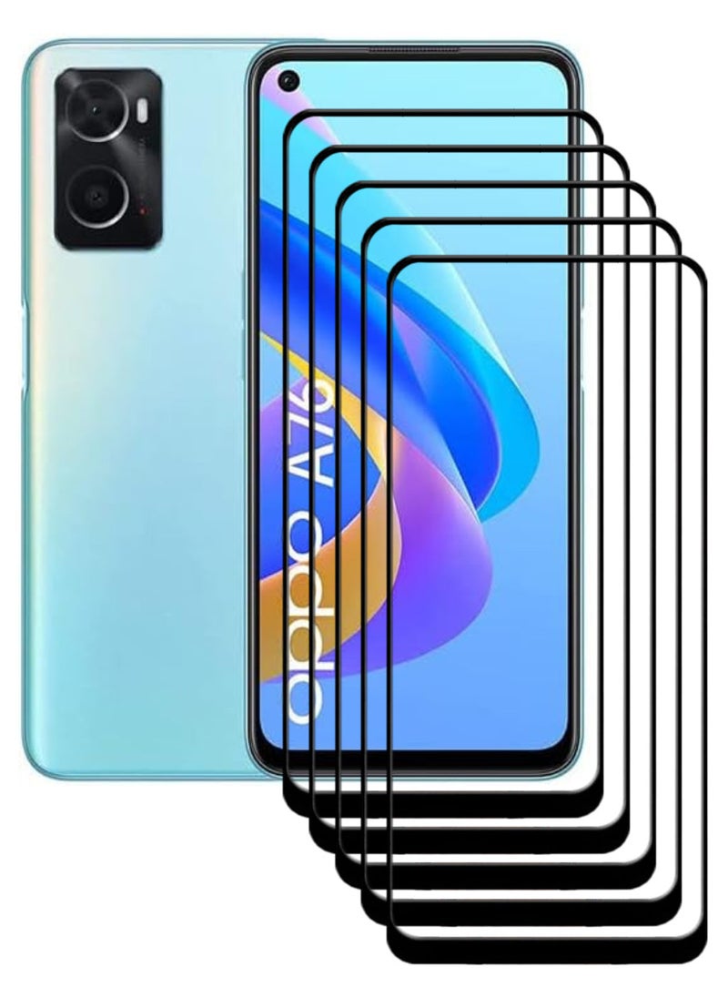 ACLIX 5 Pieces Antistatic ESD Dustproof Premium Quality High Definition Tempered Glass Screen Protector Designed For Oppo A76 - Image 1