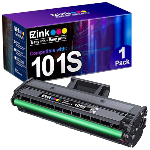 E-Z Ink خراطيش حبر متوافقة E-Z Ink بديلة لطابعة سامسونج MLT-D101S 101S MLTD101S للاستخدام مع ML-2166W ML-2160 ML-2165 SCX-3405W ML-2165W SCX-3405FW SCX-3400 SCX-3401FH SF-760P (1 أسود) - Image 1