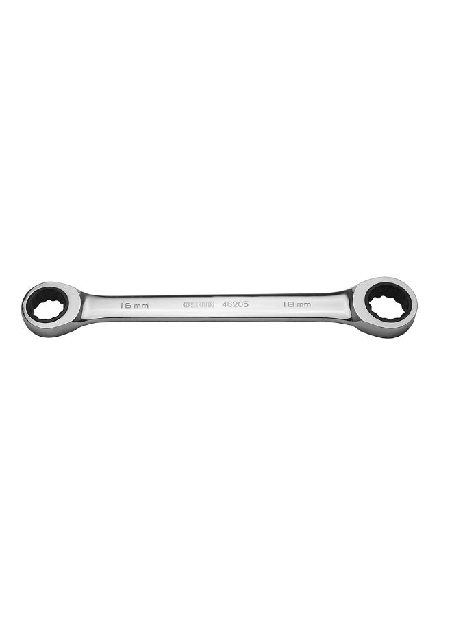 SATA GL46205 Double Box Ratcheting Wrench 16 x 18mm - Image 1