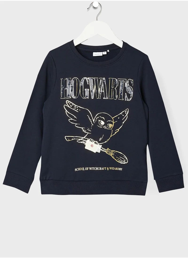 NAME IT Kids Hogwarts Long Sleeve Sweatshirt