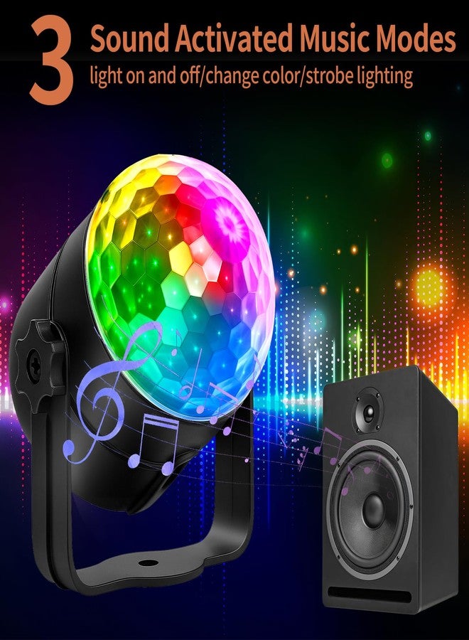 COIDEA Disco Ball Party Lights Sound Activated Stage Light Show (with Remote) - Image 3