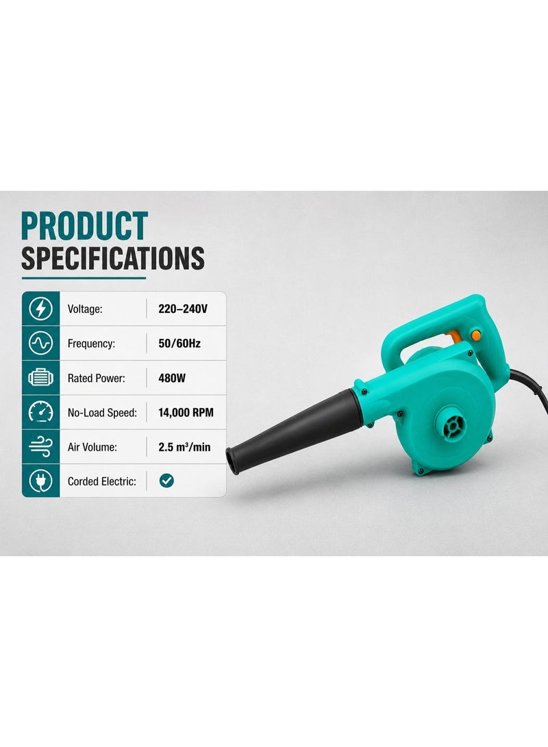 Powertex Electric Blower 480W (PPT-EB-002)- - Image 4