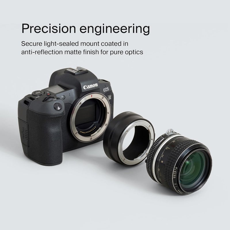 Urth محول عدسة: متوافق مع عدسة نيكون F لجسم كاميرا كانون RF - Image 4