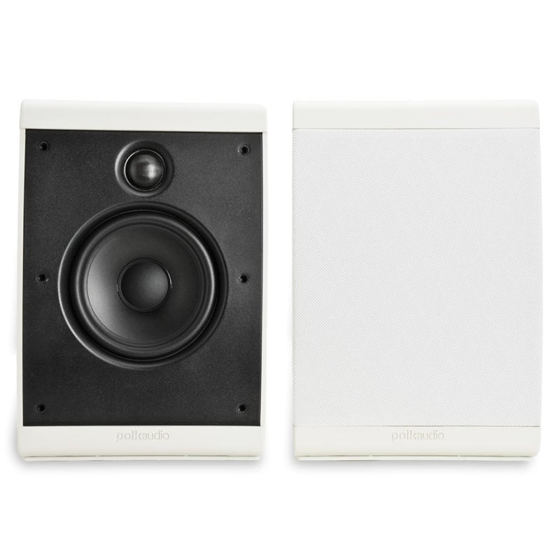 Polk Audio OWM3 Wall and Bookshelf Speakers The Most HighPerformance Versatile Loudspeaker Paintable Grilles Pair White