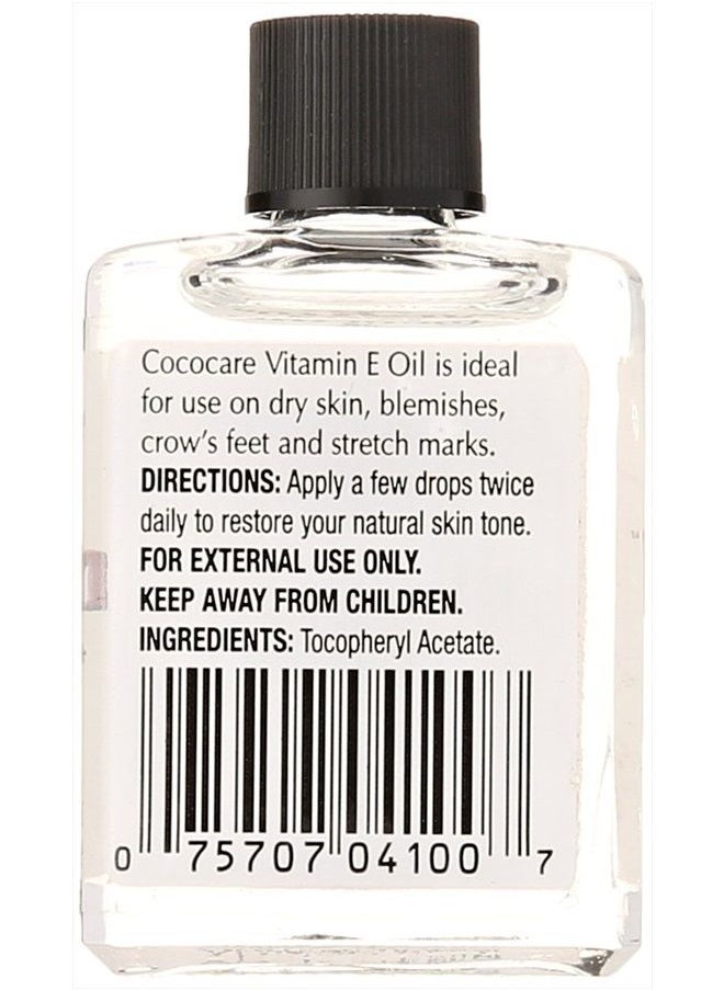 Cococare - Cococare Vitamin E Oil, 14000 LU, 0.5 Fluid Ounce - Image 1