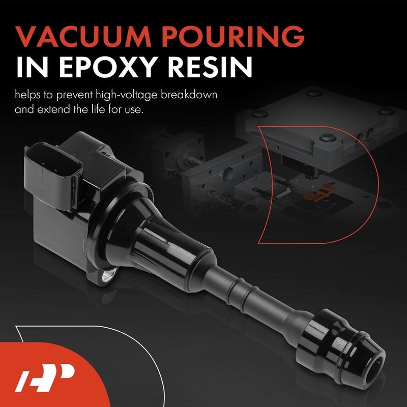 A-Premium Set of 3 Ignition Coil Pack for Nissan, Infiniti & Suzuki - 3.5L 4.0L Engine - Image 3
