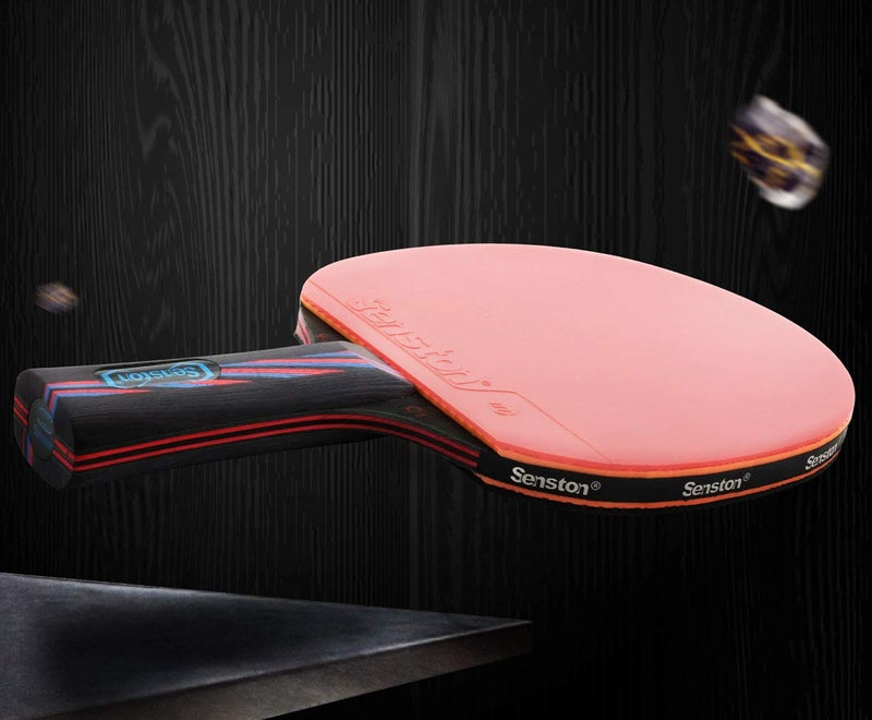 Senston Professional Table Tennis Paddles Advance Intermediate Ping Pong Paddles Set of 2, Table Tennis Racket with Carry Case - Image 4