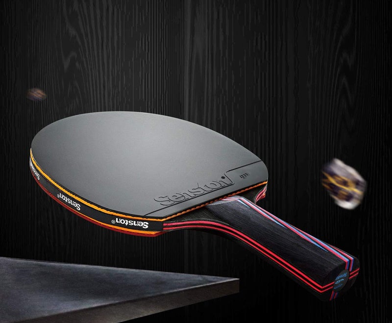Senston Professional Table Tennis Paddles Advance Intermediate Ping Pong Paddles Set of 2, Table Tennis Racket with Carry Case - Image 3