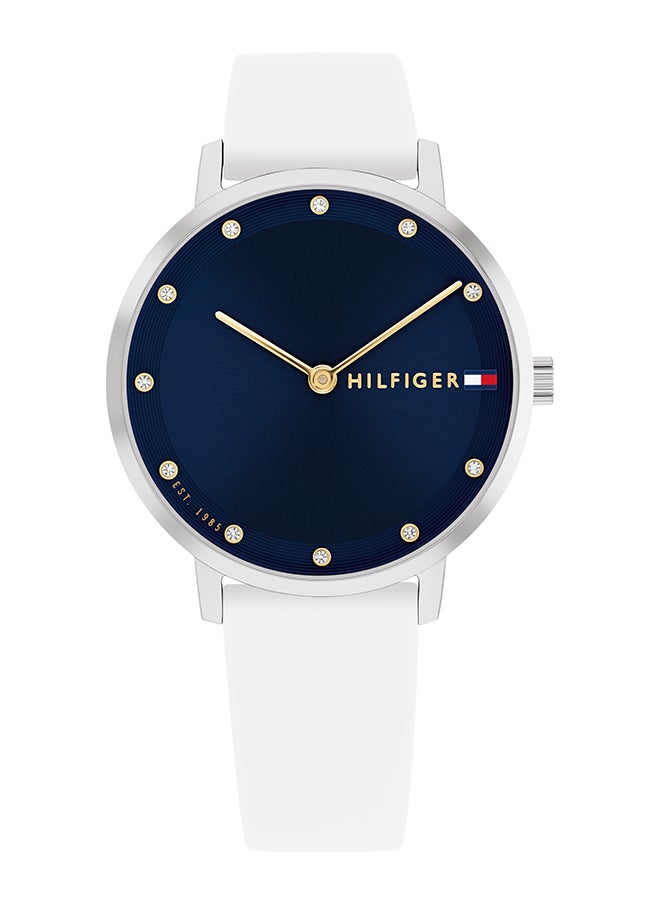 TOMMY HILFIGER Women's Analog Round Shape Silicone Wrist Watch 1782731 - 35 Mm  - Image 1