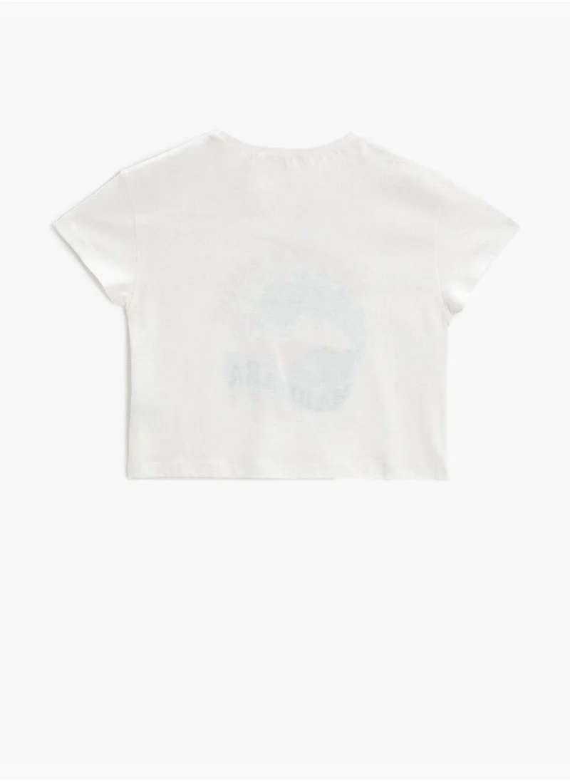 كوتون Printed T-Shirt Cotton