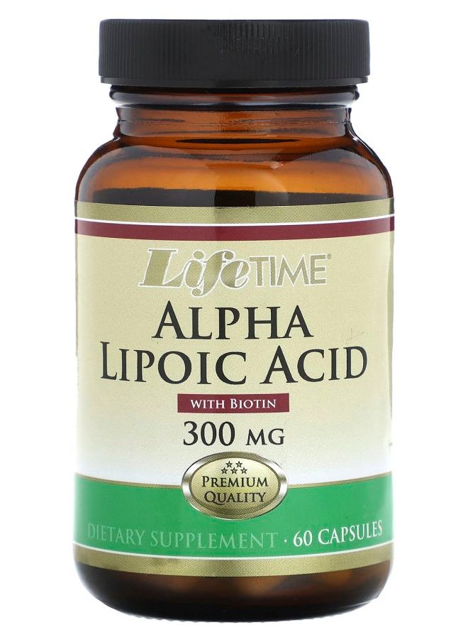 Lifetime Alpha Lipoic Acid 300 mg 60 Capsules 