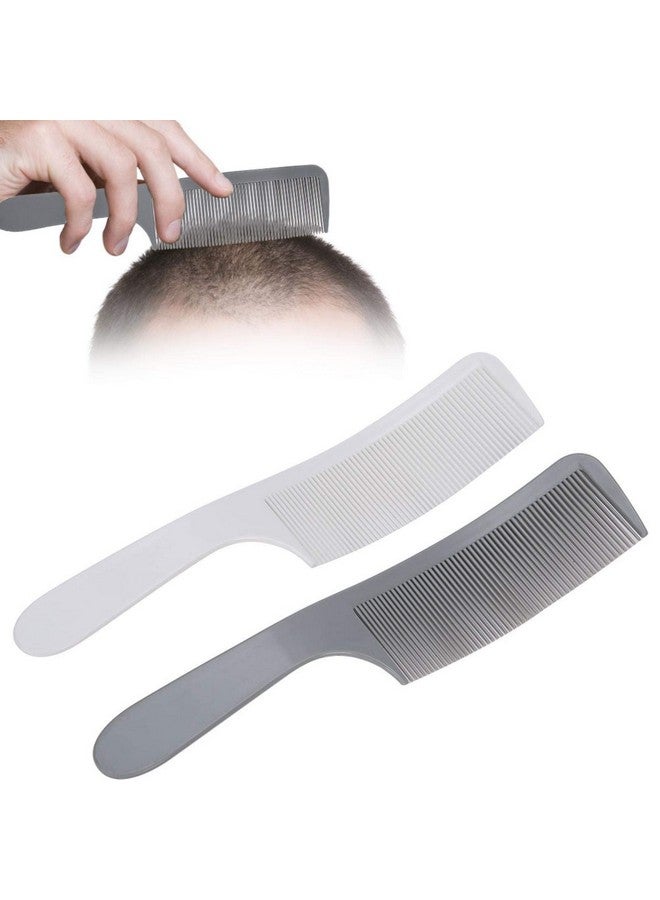 Agatige 2Pcs Barber Fade Comb Curved Barber Clipper Comb Professional Flat Top Hair Cutting Comb For Men - Image 1