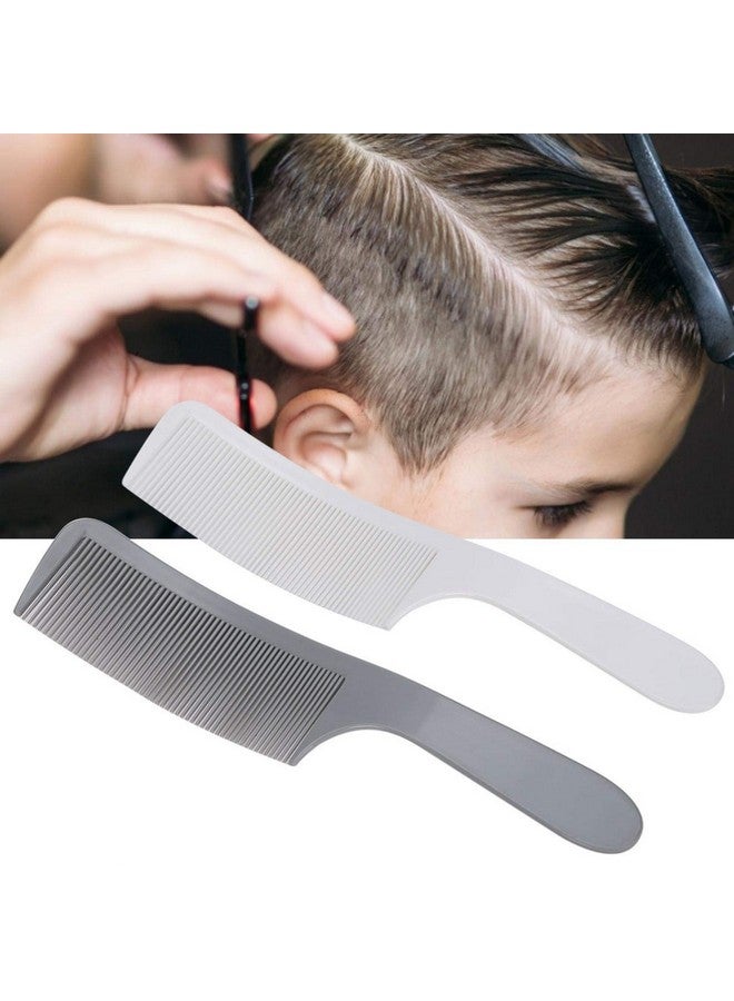 Agatige 2Pcs Barber Fade Comb Curved Barber Clipper Comb Professional Flat Top Hair Cutting Comb For Men - Image 3