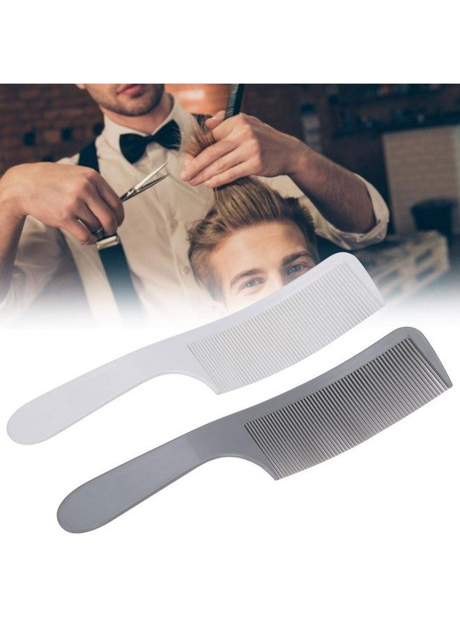 Agatige 2Pcs Barber Fade Comb Curved Barber Clipper Comb Professional Flat Top Hair Cutting Comb For Men - Image 2