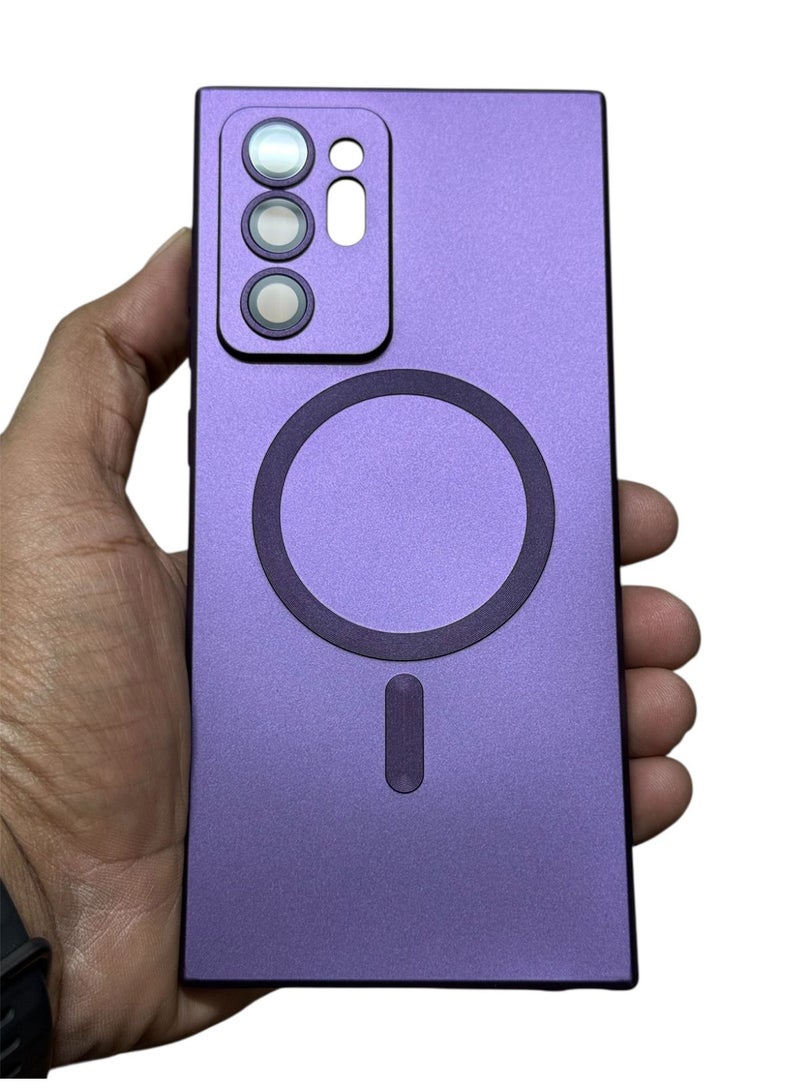 for Samsung Galaxy NOTE 20 Ultra Case Purple Compatible with MagSafe Wireless Charging Protective Slim Thin Samsung Galaxy NOTE 20 Case 6.8'' 2020, Crimson Shadow Purple - Image 1