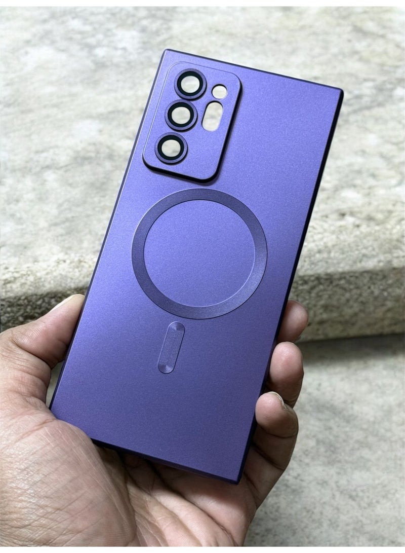 for Samsung Galaxy NOTE 20 Ultra Case Purple Compatible with MagSafe Wireless Charging Protective Slim Thin Samsung Galaxy NOTE 20 Case 6.8'' 2020, Crimson Shadow Purple - Image 2