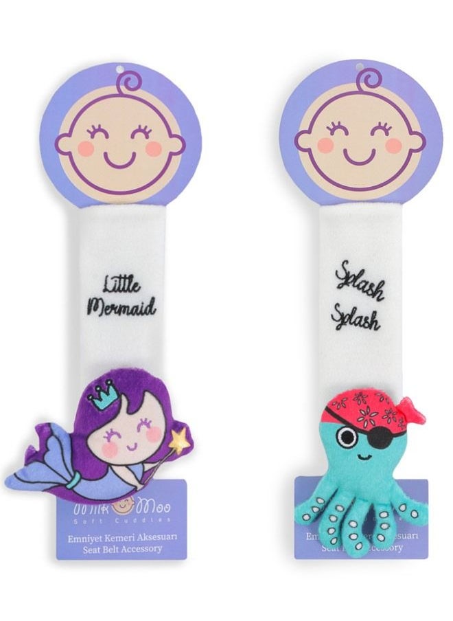 Milk & Moo Mermaid & Sailor Octopus Seat Belt Accessory For Kids  - Image 3