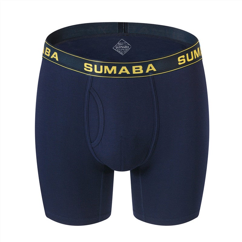 SUMABA Mens
 Extended Leg Sports Underwear, Quick Dry Breathable Moisture Wicking Comfort Boxer Briefs For Daily Training, Available Sizes M To 3XL - Image 1