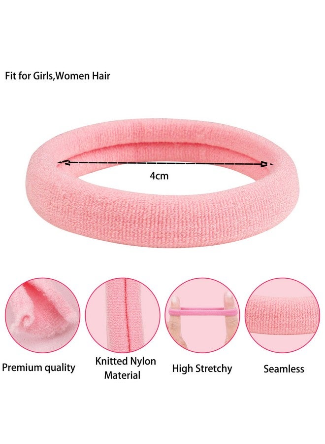 CELLOT 100Pcs Hair Ties For Womenno Crease Elastic Hair Ties4Cm In Diameter Seamless Nylon Hair Bands Normal Ponytail Holders Hair Ties For Girls Toddlers Kids And Children - Image 2