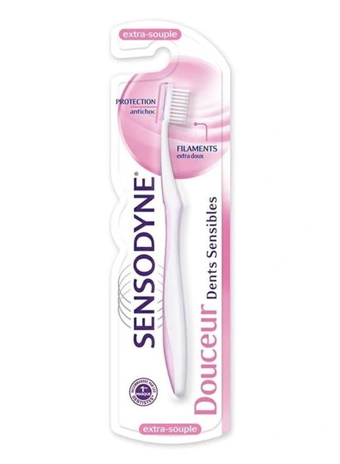 سنسوداين فرشاة أسنان سنسوداين فائقة النعومة دوسور متعددة الألوان