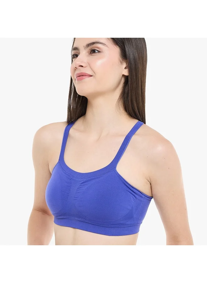 Hanes Hanes Womens Foam Bandini Bra