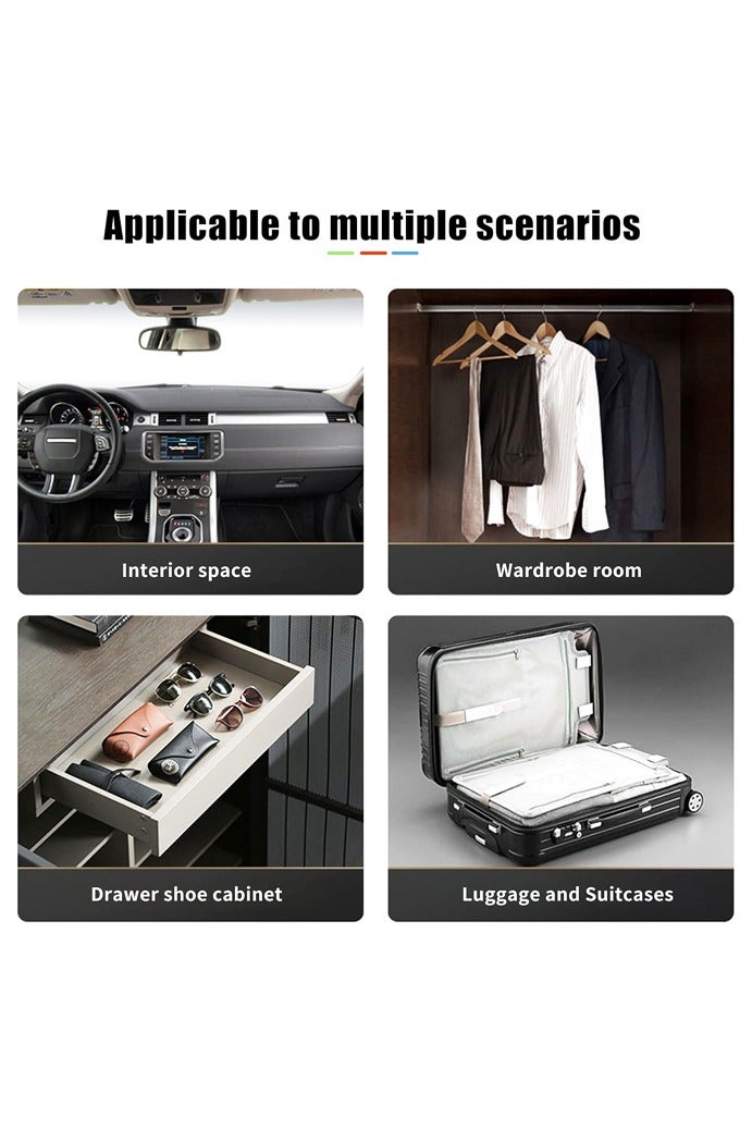 5 PCS DIY Scented Solid Fragrance Air Freshener Aroma Diffuser Stone for Bathroom Closet Travel Cabinet Home Decor（Blue wind chime） - Image 5