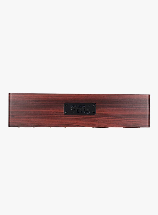 docooler Super Bass Subwoofer Bluetooth Speaker With Microphone Brown/Black - Image 2