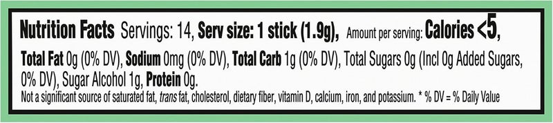 Trident Purely Spearmint Sugar-Free Chewing Gum - 12 Packs of 14 Sticks (168 Total Pieces) - Image 2