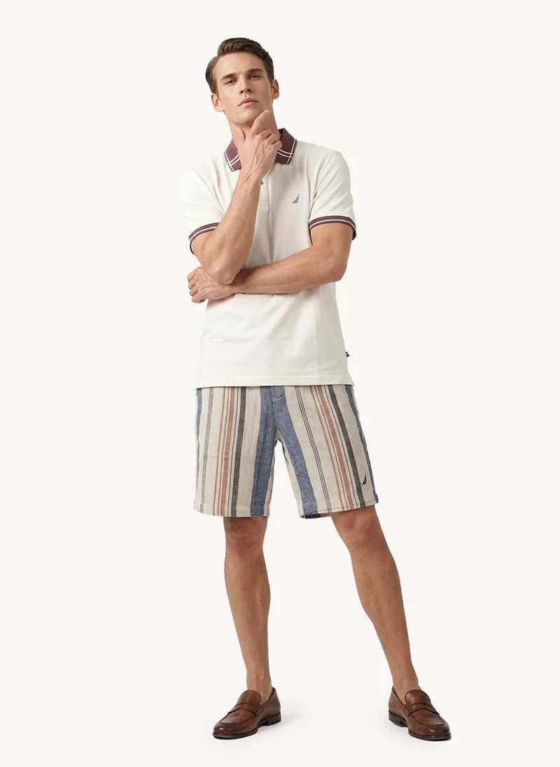 NAUTICA  Men's Short Sleeve Polo with Collar Tipping for Men | Best Price UAE