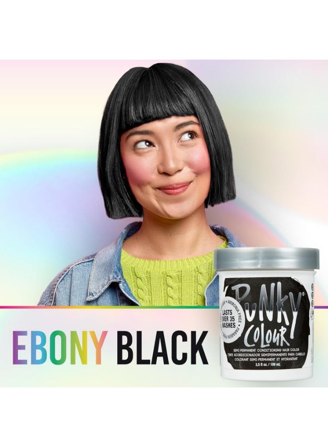 بانكي صبغة شعر مرطب شبه دائمة من ايبوني نباتي  خالية من مادة البولي بروبيلين والبارابين تدوم حتى 25 غسلة 3.5 اونصة - Image 2