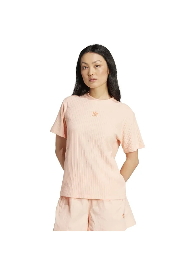 اديداس اوريجينالز adidas ESS WR TEE Pink Originals Women T-SHIRTS