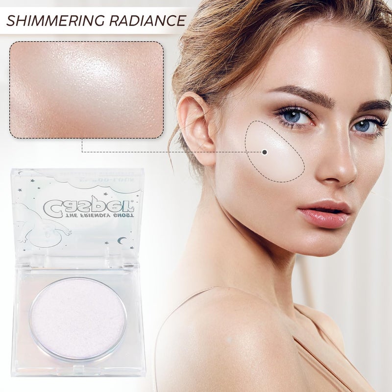 Profusion Cosmetics Casper the Friendly Ghost Fabulous Holographic Highlighter for Supernatural Glow and Effortlessly Blend for Perfect Subtly Shimmering Radiance With Long Last Wearing - Image 2