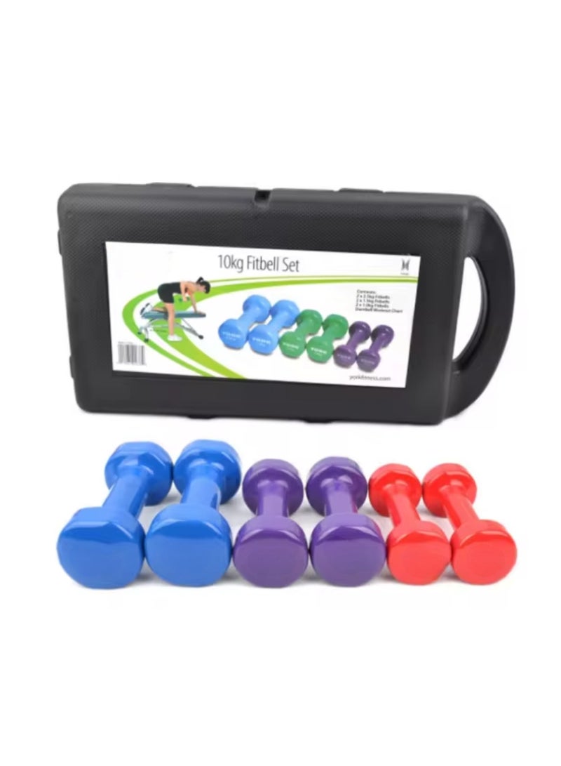ماس مجموعة دمبل لرفع الأثقال بوزن 10 كجم - Image 3