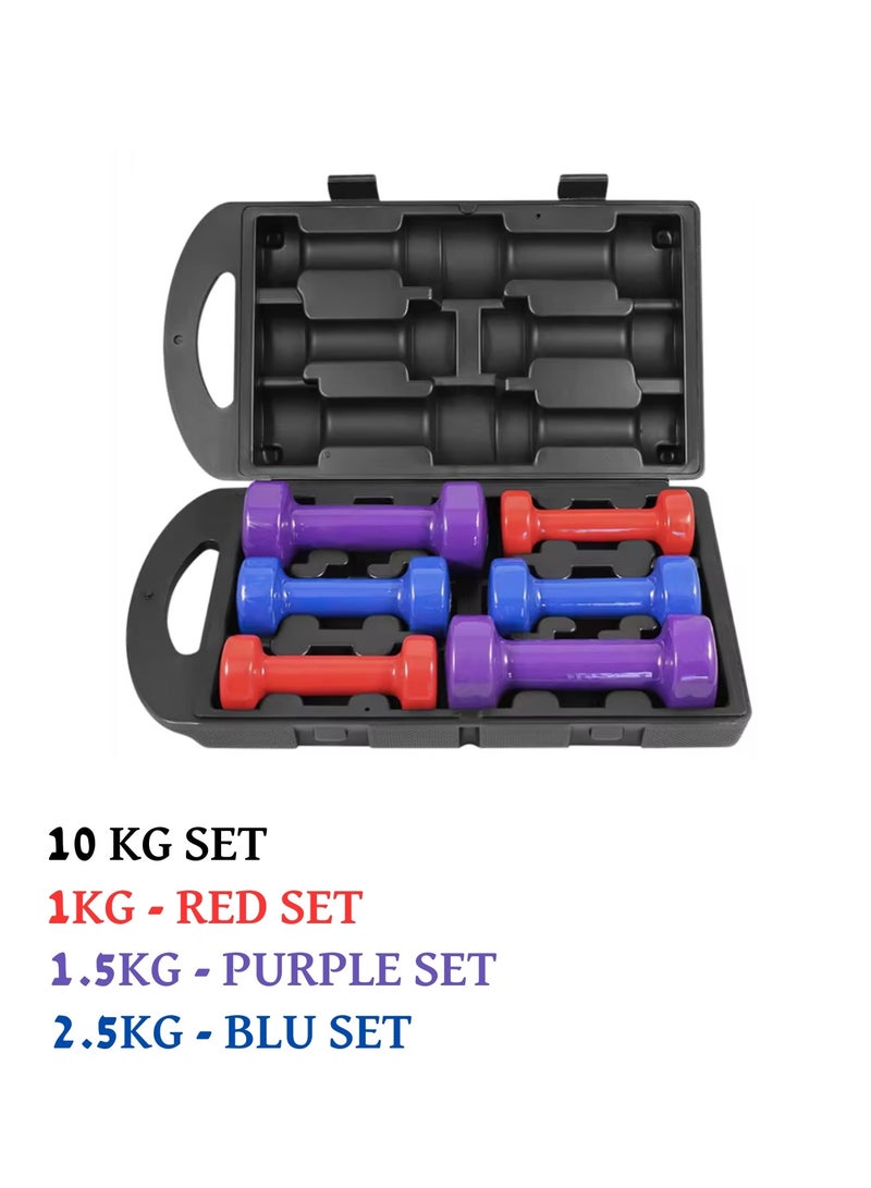 ماس مجموعة دمبل لرفع الأثقال بوزن 10 كجم - Image 5
