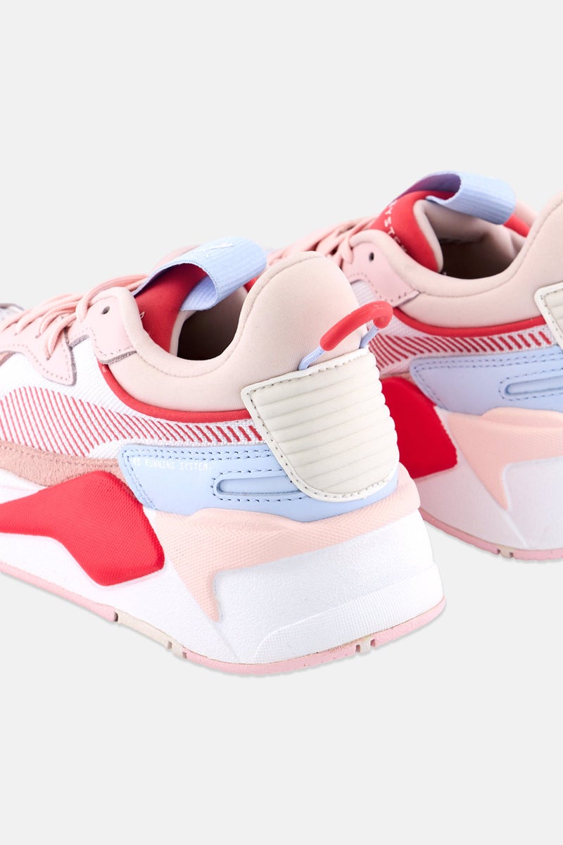 PUMA Kids Girl RS-X Reinvention Lace Up Outdoor Shoes, Pink/White Combo  - Image 2