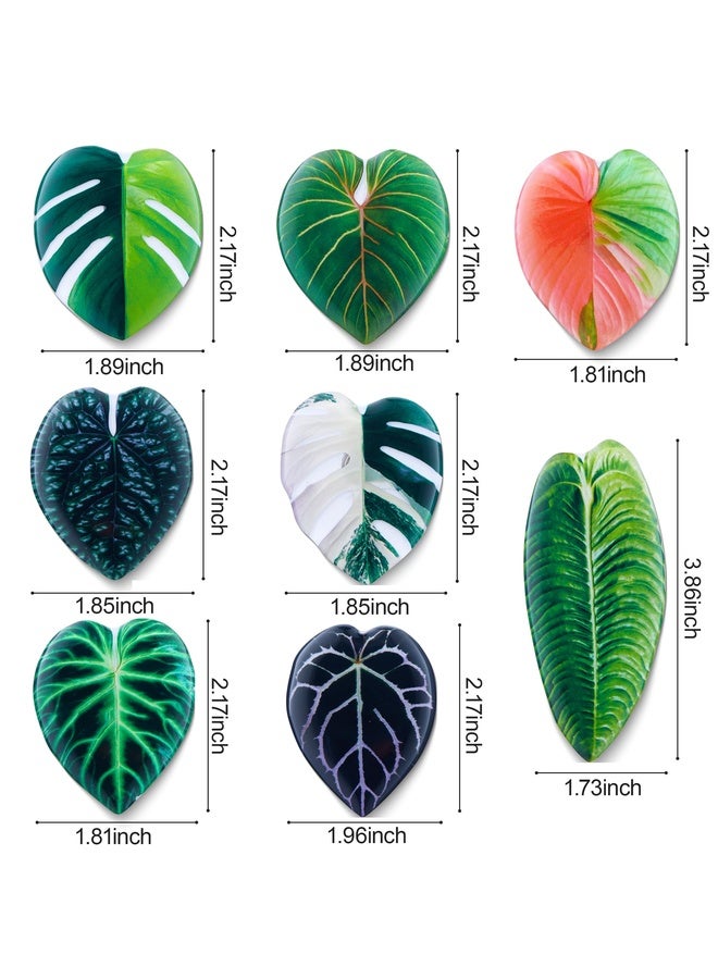 HOMESTAR Decorative Leaf Shaped Magnets for Home, Set of 8, Living Room, Kitchen, Bedroom Decor (8) - Image 2