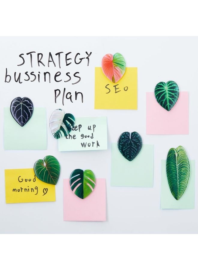 HOMESTAR Decorative Leaf Shaped Magnets for Home, Set of 8, Living Room, Kitchen, Bedroom Decor (8) - Image 3