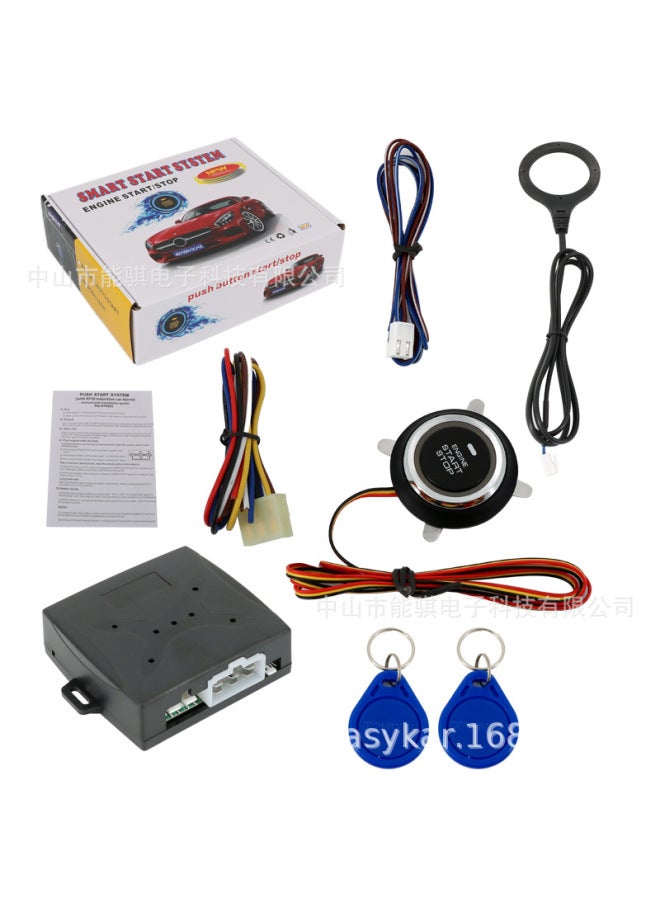 Nengqi 12v Car One-click Start Car Hidden Lock Anti-theft Intelligent Engine Ignition Switch Modification System