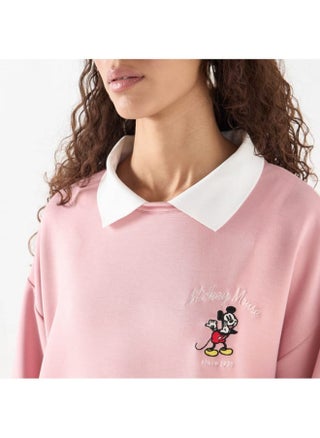 سويت شيرت بياقة عادية وأكمام طويلة وتطريز ميكي ماوس من ديزني - pzsku/Z641B58F6833DAA1AEE5DZ/45/_/1729772854/c30d2198-4a03-4db4-bb26-0b32dfe3c677