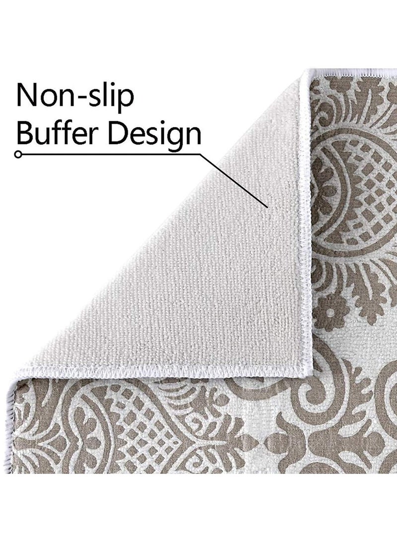 SYOSI 1 Pack Dish Drying Mats for Kitchen Ultra Absorbent Microfiber Drying Mat Dishes Drainer Pad Light Brown 50 * 37CM - Image 5