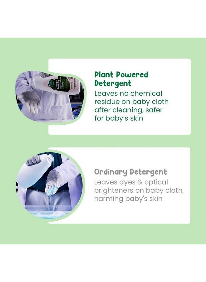موذر سبارش منظف سائل لغسيل ملابس الأطفال - 500 مل × 3 (مُعزز بالنباتات) مع إنزيمات حيوية وزيت الأوكالبتوس - Image 4
