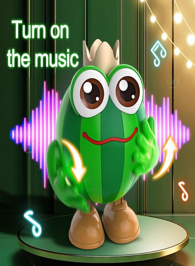 WireScorts Dancing Watermelon Musical Toy for Kids with Light & Music with Talking & Voice Recording Feature, Interactive Cartoon Toys for Babies Boys and Girls (2+ Years) - Image 4