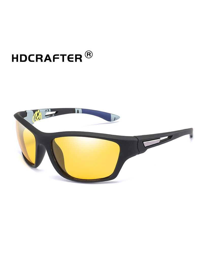 HDCRAFTER Sports  polarized men's eye protection sunglasses - Image 1