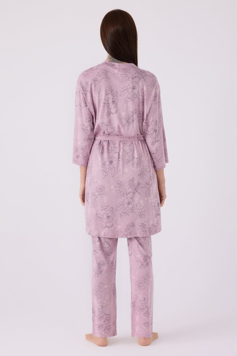 pierre cardin Triple Pajama Set Light Rose - Jersey - 3 Piece Set  - Image 4