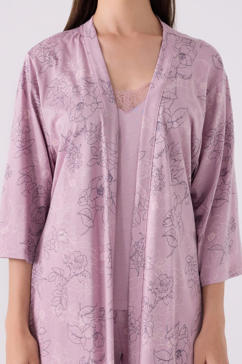pierre cardin Triple Pajama Set Light Rose - Jersey - 3 Piece Set  - Image 3