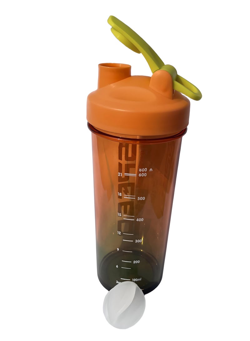 DAKEEN 2-Pack 800ml Protein Shaker Bottles – BPA-Free, Leak-Proof Mixer Cups for Smoothies & Shakes, Ideal as Protein Bottle Blender Cocktail Shaker Cup for Gym Fitness Home Pre Workout Male and Female - Image 3