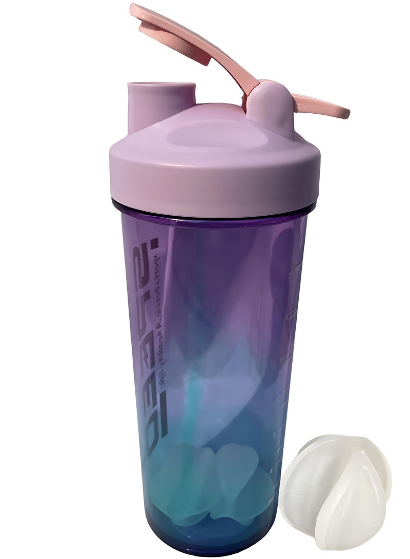 DAKEEN 2-Pack 800ml Protein Shaker Bottles – BPA-Free, Leak-Proof Mixer Cups for Smoothies & Shakes, Ideal as Protein Bottle Blender Cocktail Shaker Cup for Gym Fitness Home Pre Workout Male and Female - Image 4