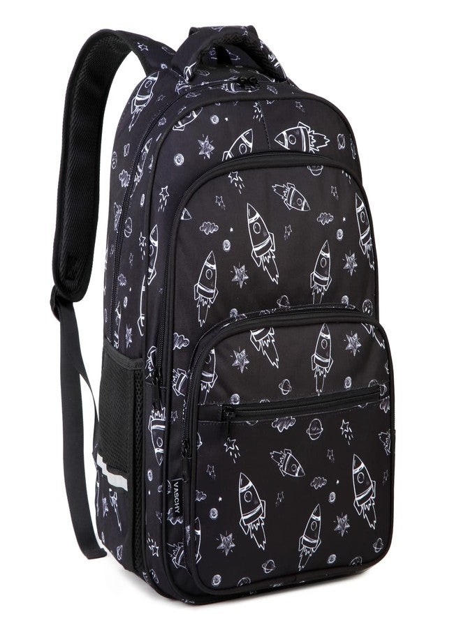 فاشي حقيبة ظهر للأطفال من فاشي للمرحلة الابتدائية، حقائب كتب كبيرة للأولاد، حقائب مدرسية لطلاب المرحلة الابتدائية، مساحة سفر - Image 1